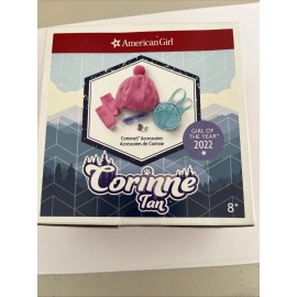 American Girl New American Girl the Year 2022 Corinne Meet Accessories Set~Ski pass~Backpack