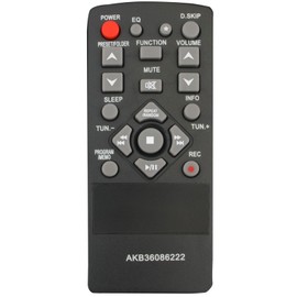Allimity AKB36086222 Replacement Remote Replacement for LG Mini Hi-Fi System MCD35 MCS35F MCD65 MCS65F MCD66