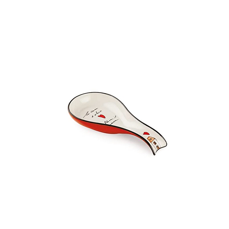 Egan Le Casette Spoon Rest 21 x 10 cm Red