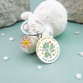 Easter Gifts For Coworkers Girls Inspirational Gifts For Women Female Friend Motivational Keychain Office Gift For Coworkers Female Mothers Day Easter Basket Stuffers For Teen Girls Motivational Decor