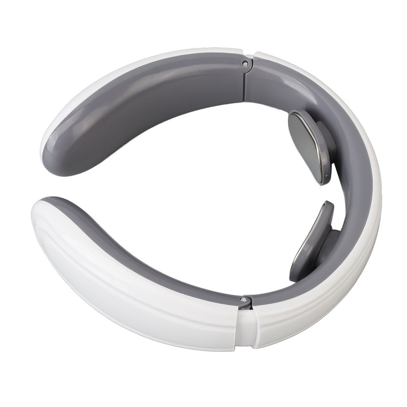 Heated TENS Neck Massager 9 Gears Vibration Rechargeable Electromagnetic Pulse