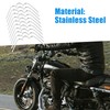 A ABSOPRO Motorcycle Fastener Spring Clip for Round Headlight (Set
