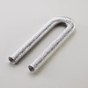Toyo Aluminum S2130 Rubber Tube Cover, Oil Springs, Anti-Aging, Silver,