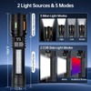Rechargeable Flashlights High Lumens 2 Pcs, 990,000 Lumens Led Handheld