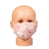 Patterned Childrens Cotton Face Mask with Vent- Pink