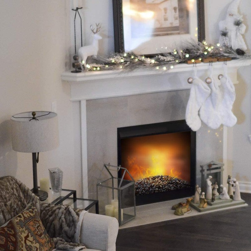 onlyfire 10 Pounds Fire Glass Beads for Propane Fire Pit