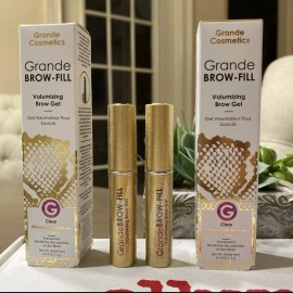 Grande 2 Grande Cosmetics Brow-Fill Volumizing Gel in Transparent Clear Full Sz .14oz