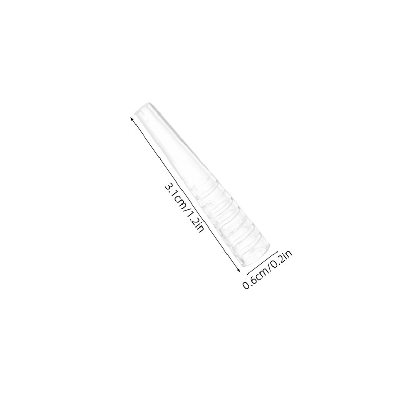 IWOWHERO 50Pcs Eyelash Tweezers Protective Covers Lightweight Tweezers Tip Caps
