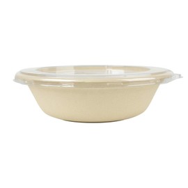 Earth's Natural Alternative PET Fiber, 500/case, Salad Bowl Lids, Clear