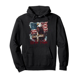 American Flag Patriotic Founding Fathers We The People USA Pullover Hoodie