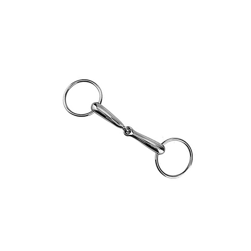 TopHomer Stainless Steel Hollow Snaffle Bit Horse Ring, Loose Horse