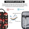 Mushroom Lunch Box Girls Boys Insulated Lunch Bag Reusable Lunchbox