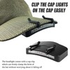 MODOAO Hat Light Clip Headlamp Flashlight Baseball Cap Light- Rechargeable
