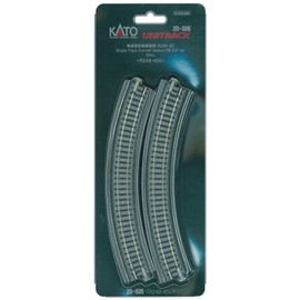 KATO Nゲージ 単線高架曲線線路 R249-45° 2本入 20-505 鉄道模型用品