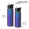 Vinsun Stainless Steel Drinking Bottle 500 ml - Straw, Drinking