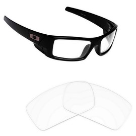 Alphax Crystal Clear Non-polarized Replacement Lenses for Oakley Gascan OO9014