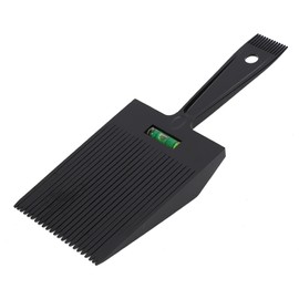 Flat Top Guide Comb, Professional Haircut Level Dual Ended Hair Flattopper Barber Cutting Angle Clipper Comb Large Teeth Styling Hairstyle Hairdressing Tool for Men Girl Hairdress Home Salon (Black)