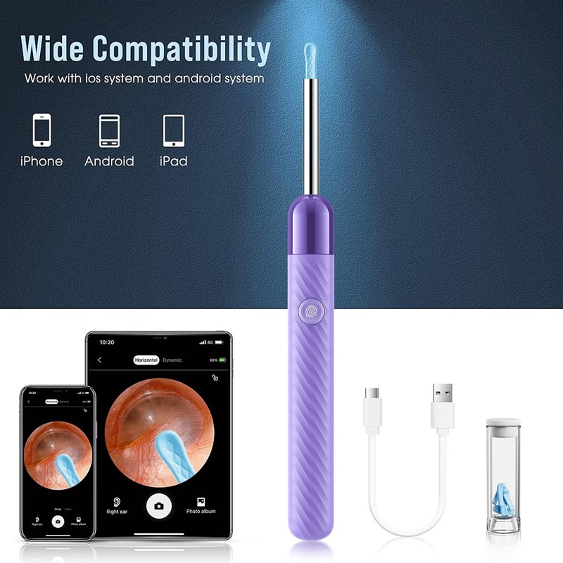 LEIPUT Ear Wax Removal Tool - Ear Cleaner with 1080P