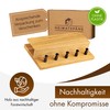 Heimatspäne Key Rack Wood with Shelf Solid Oak Wood High-Quality