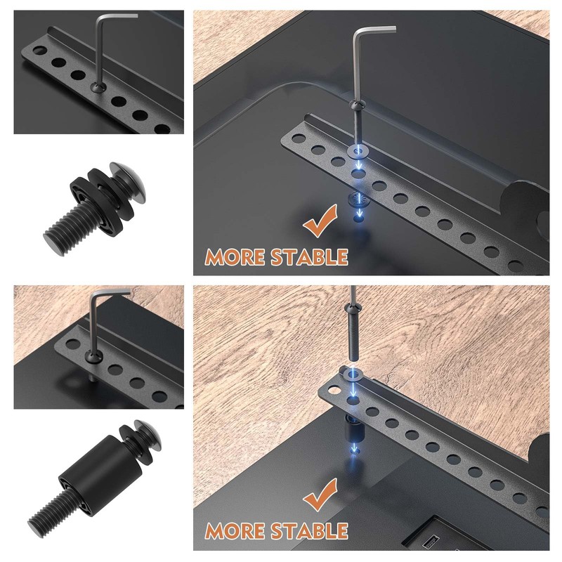 Hemudu Universal TV Installation Hardware Kit Includes M4 M5 M6