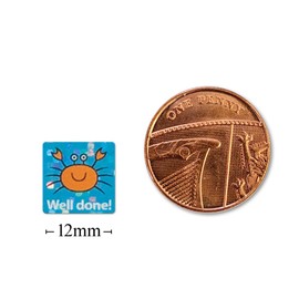 The Sticker Factory Mini Sparkly Stickers - 12mm square stickers (pack of 936)