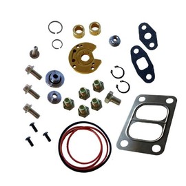 Turbo Rebuild Kit with Divided Gasket for Garrett T3 T4 T04B T04E Turbocharger 360 Degree Thrust Bearing