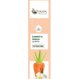 Yuktha Naturals Carrot & Vanila Lip Balm 5gm