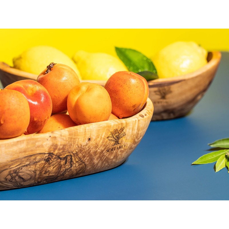 SOLTAKO Le Boulanger Olive Wood Bowl Oblong in L