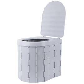 LeapLife Portable Foldable Camping Toilet for Home, Car, and Camping (Model B)