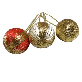 kamimo Japanese Ball Ball Set of 3 U-Pin Tailoring Hair Ornaments Graduation Ceremony Headdress Front Shooting Furisode Hakama Hair Ornament Set ac1107 (3)