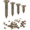 Fuxxer® - 100 x antique wood screws, brass bronze antique