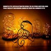 4pcs LED String Lights 5.3m 52pcs Lamp Beads Warm Lighting