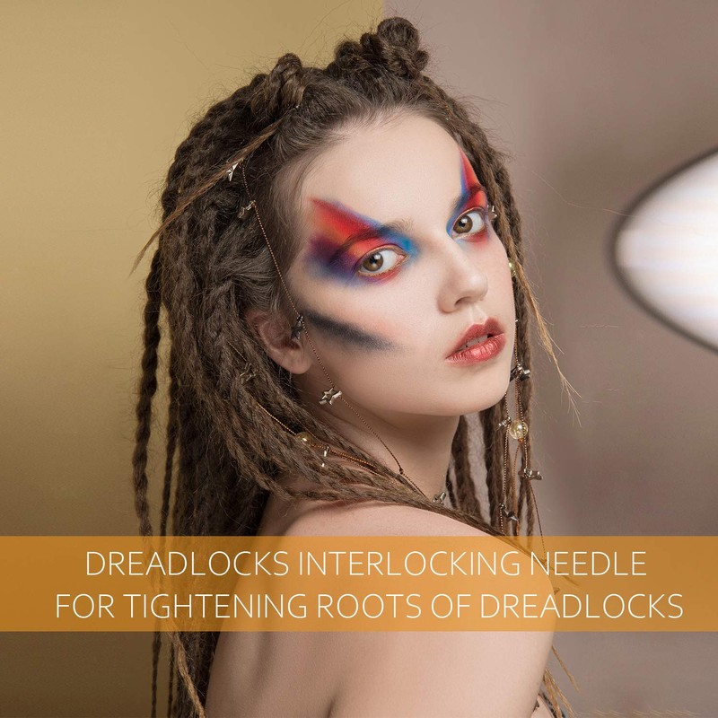 4 Pieces Sisterlock Retighten Tool, Dreadlock Tool for Hair, Dreadlock