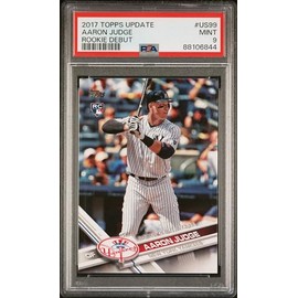 Graded 2017 Topps Update Aaron Judge #US99 Rookie Debut RC Baseball Card PSA 9 Mint