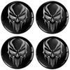 SkinoEu Set of 4 x 65 mm Sticker for Hub