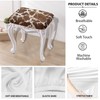 Luarisgur Bar Stool Covers Set of 2 Brown Cow Print