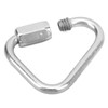 5pcs Triangle Locking Carabiner Stainless Steel Portable Easy to Carry