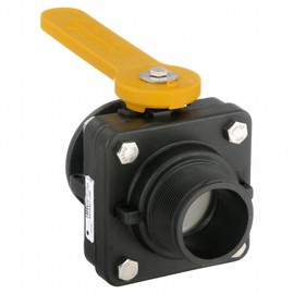 Banjo MVSMT220FP 2" Full Port Stubby Manifold Valve With Male Thread End Plate