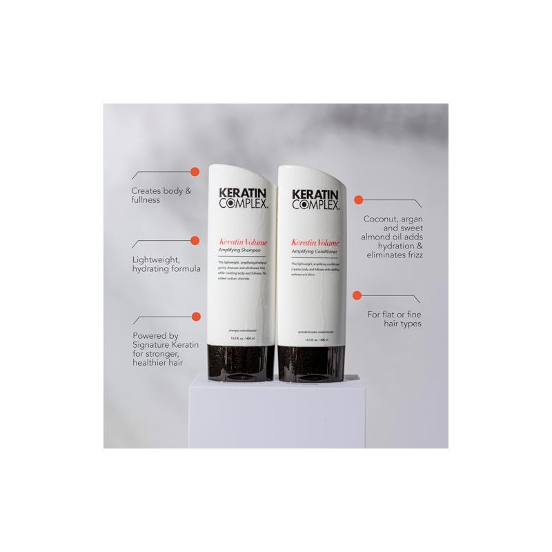 KERATIN COMPLEX de Keratin Complex, ACONDICIONADOR AMPLIFICADOR DE VOLUMEN DE