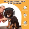AuraPaw Soft Dog Cone for Dogs After Surgery,Foldable Dog's Cone