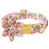 Unique style paws Pride Day Rainbow Dog Collar, Love is