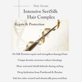 Complejo Capilar Intensivo Serisilk, Tratamiento Capilar Profesional Para Cabello Dañado, 100 Ml
