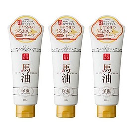 [Ice Tiles] risyan Horse Oil Moisturizing Skin Cream Sakura Scented Set of x