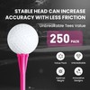 AMRTA Pink Plastic Golf Tees 250 or 500 Pack, Durable