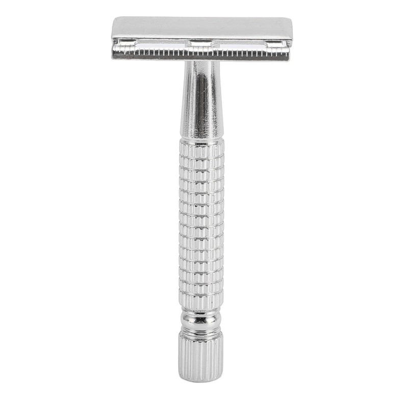 Long Handle Double Sided Shaving Tool Premium Metal Vintage Safety