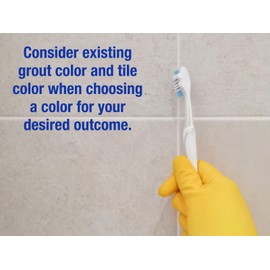 TEC Grout Colorant - Refresh and Seal or Change Grout Joint Color | A Faster and Easier Alternative to Regrouting Tile | 8 oz. Application Covers up to 350 sq. ft. - 945 Light Buff
