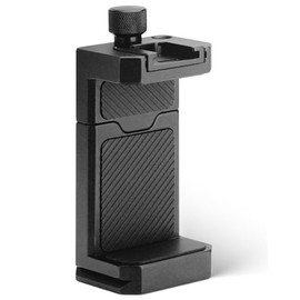 Soporte de trípode de aluminio para teléfono con zapata fría y liberación rápida ARCA-Swiss, abrazadera ajustable para teléfono inteligente con rosca 