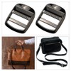 CaurGCHer 4 Pcs Metal Ladder Lock Buckle Slider Adjustable Webbing