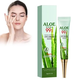 Eazerom 01 20g Feuchtigkeitsspendende Augencreme mit Aloe Vera, Augenreparaturcreme, Augencreme gegen dunkle Augenringe und Schwellungen, Feuchtigkeitsspendende Augencreme zur sofortigen