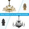 PATIKIL 33 x 16mm Lamp Finials Caps Knob, 2 Set